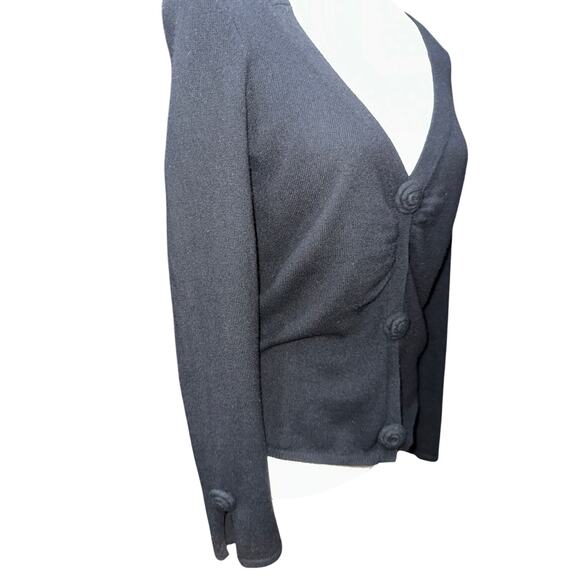 Neiman Marcus Vtg Cashmere Cardigan Button Front Black L
Feminine Old Money - Picture 3 of 14